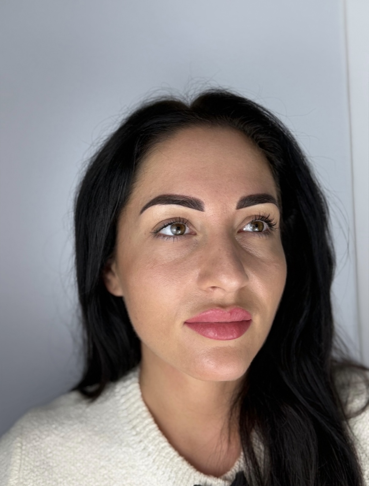 Púderes szemöldök tetoválás eredmény - portré